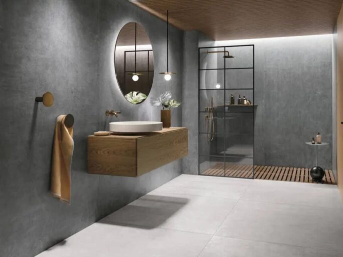 Refin Ceramiche Crafted Metal Look Tiles Foil Aluminium